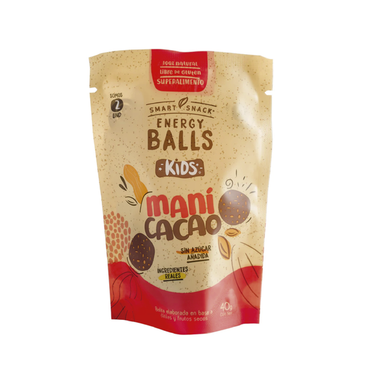 Energy Ball Cacao Mani 40gr - SmartSnack