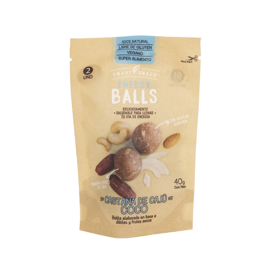 Energy Ball Caju Coco 40gr - SmartSnack