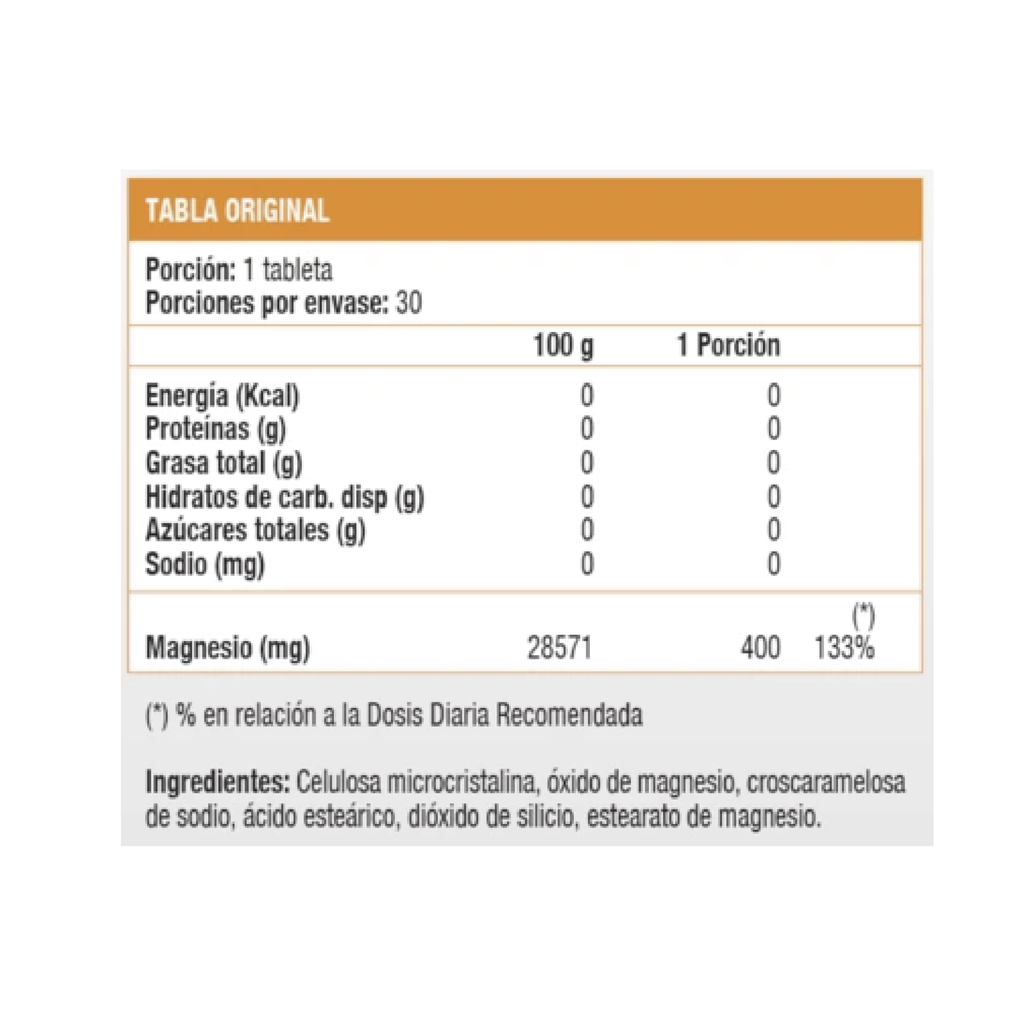 Magnesium 400 mg 30tabs - Sunvit