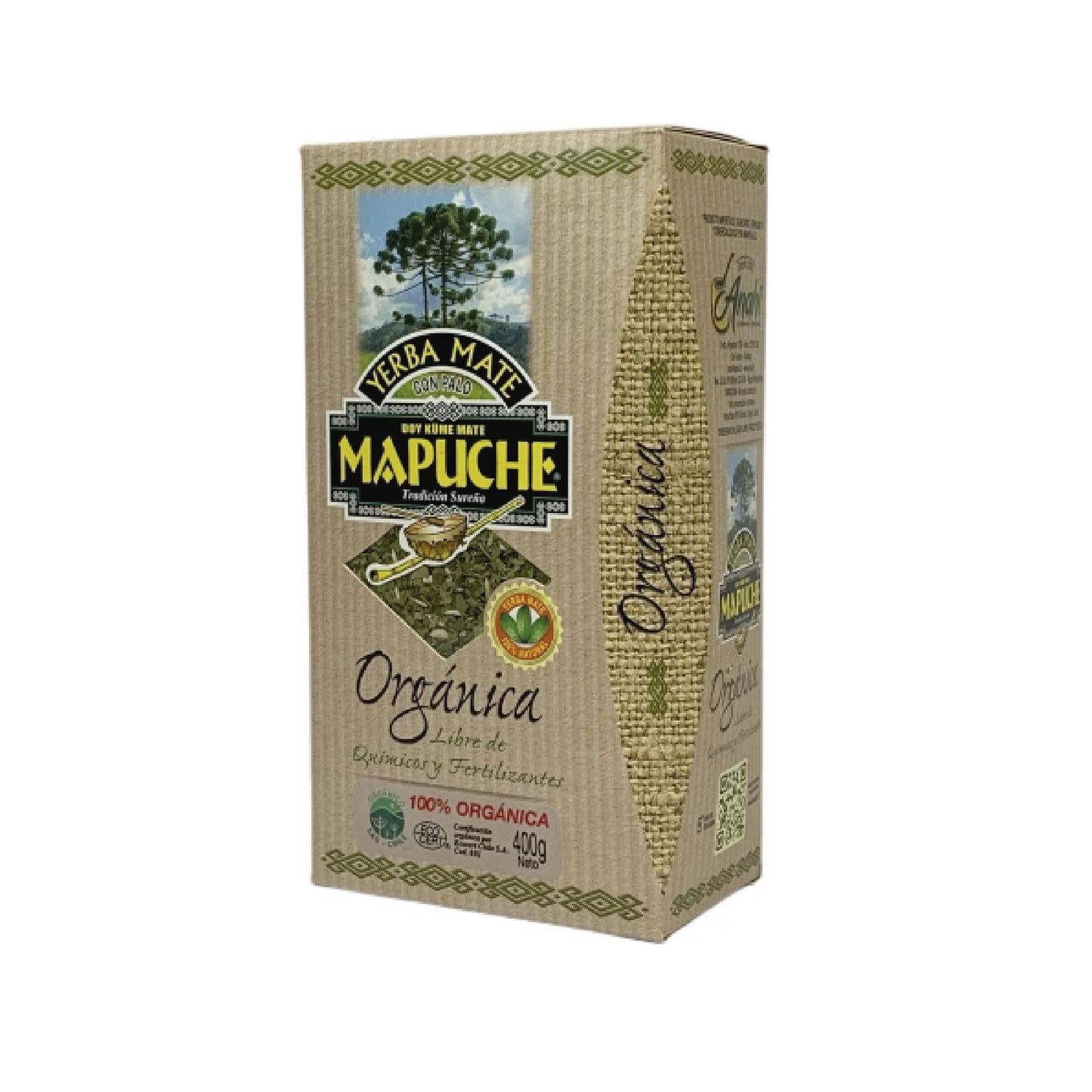 Yerba Mate Orgánica 400gr - Mapuche