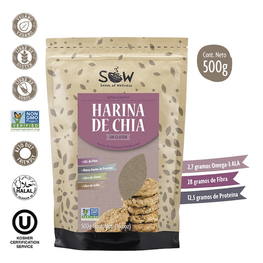 Harina de Chía 500gr - SOW